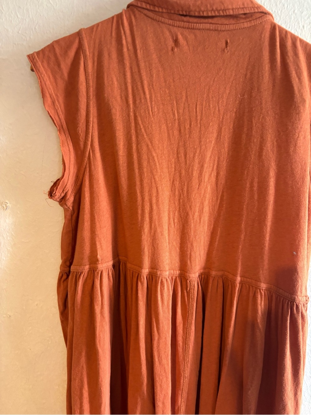 Free People Rust Orange Midi Dress - Picture 6 of 6